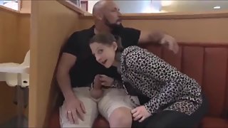 Hot amateur public fuck on Burger King