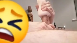 Toy Fucking My Hardd Horny Cock