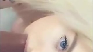 Beautiful Snapchat Girl Dildo Blowjob Demonstration for her Premium
