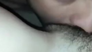 Petite teen orgasms from pussy getting eaten