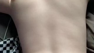 Hot teen girlfriend takes it from behind