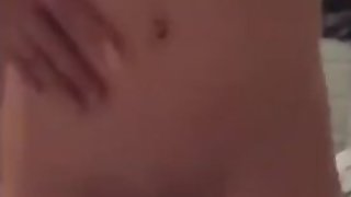 Hot teen masturbates under the shower