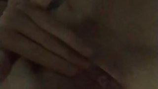 Playing with my tight teen pussy