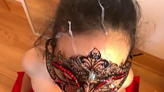 Massive Facial Of Cum For Pro Amateur Latina Teen POV 4K