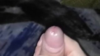 Young cock gushing out cum