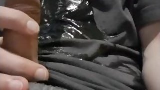 Uncut messy self pissing teen