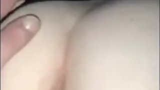 Teen takes late night Backshots CUM SHOT ON BIG ASS