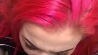 Sucking cock in the kitchen