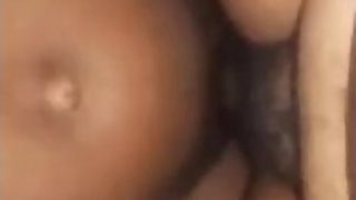 Nigerian teen getting fucked from behind pronebone