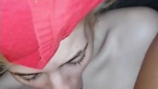 AMWF Teen getting facefucked and throatpied