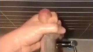Big dick welsh teen wanking and cumming on snapchat