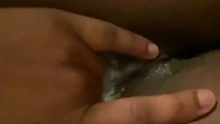 Playing with my creamy pussy