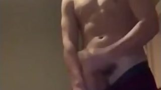 Fit English teen wanking on snapchat
