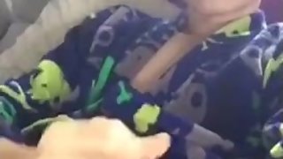 Hot teen wanking his big dick on snapchat