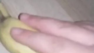 old obese stud grooms young teen banana