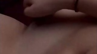 Amateur teen breasts and pussy rubbing