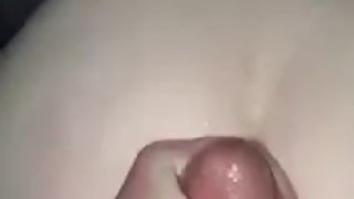 Made him cum hard on my back !! amateur home video