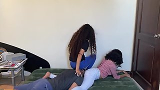 Facesitting by Amanda and Lizzie! (Preview)