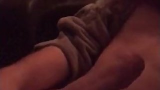 Young teen wanks in front room