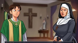 SUMMERTIME SAGA -THE NUN'S SHAKEDOWN (mia's route)- PART 156