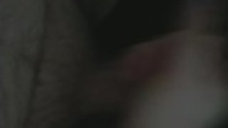 Chubby guy playing dick before shower