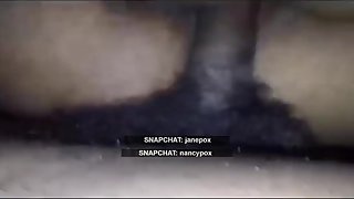 Horny Young Ebony Rough Sex Doggystyle BBC Leaked on Snapchat