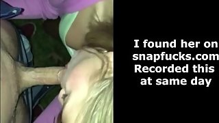 She didn't want me to record her doing blowjob