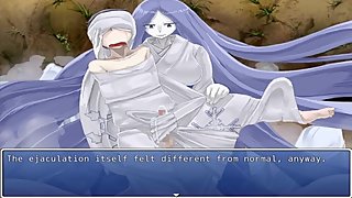 An ice girl force a guy to cum with her clothes until he dies