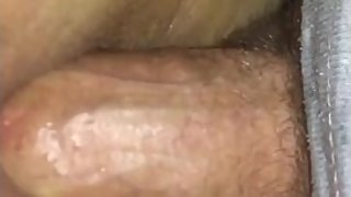 Prone Bone slow mo POV tight pussy