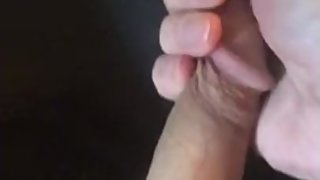 Morning wood edging Love the feel of My Teen pre cum