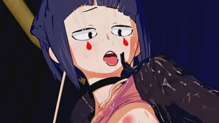 My Hero Academia - Kyoka Jiro Blowjob and Thighjob Hentai