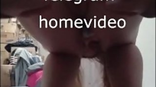 Russian girl showed anal