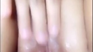 Playing with my pussy till I get WET asf