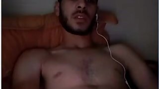 Arab straight jerking off