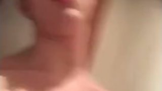 Super hot English teen wanking his big dick on snapchat