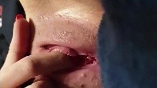 Hard masturbating by teenager