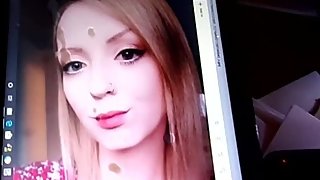 Cum Tribute to a Cute Girl!