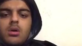 British Indian wanking and cumming on snapchat