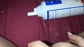 Creamy teenage pussy