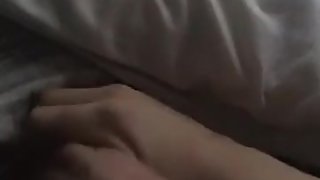 Young teen wanks big cock! Almost caught! Mum walks in