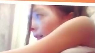 Horny teen on Omegle uses dildo