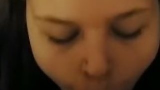 Slutty Teen sucks my dick