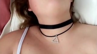 Orgasm face and screaming