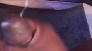 ebony boyfriend cums amateur