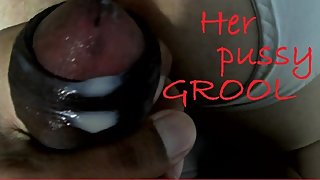 she is so horny that she has a lot of female ejaculation