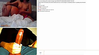 Two Girls Get Interrupted While On Omegle